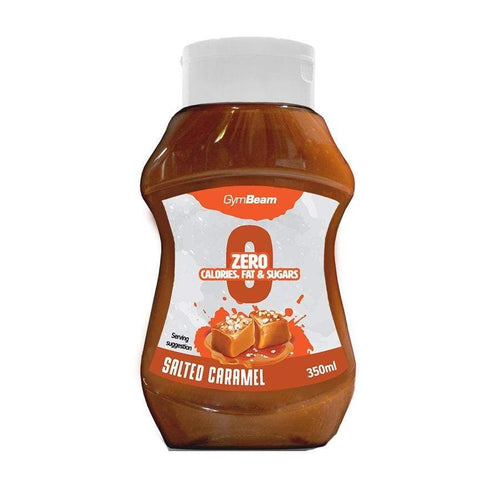 Beskalorijski sirup Salted Caramel GymBeam 350 ml