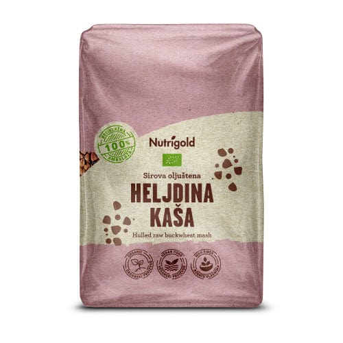 BIO Heljdina kaša sirova (oljuštena heljda) 500g Nutrigold