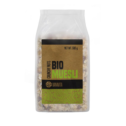 Bio Muesli hrskavi orasi VanaVita 500 g