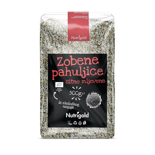 BIO Zobene pahuljice sitne 500g Nutrigold