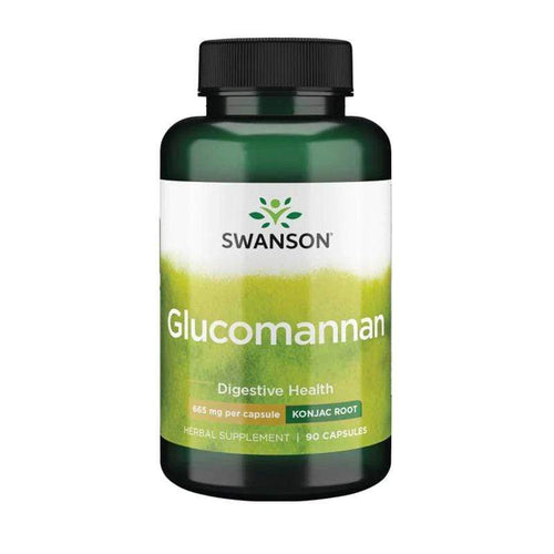 Glucomannan 665 mg Swanson 90 kapsula