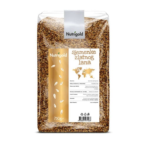 Lanene sjemenke - zlatne 750g Nutrigold