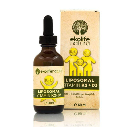 Liposomalni vitamin K2+D3 Ekolife Natura 60ml