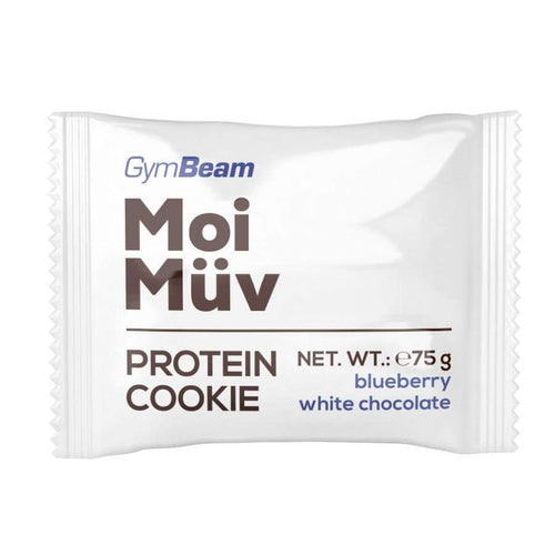 MoiMüv Protein Cookie borovnica i bijela čokolada GymBeam 75g