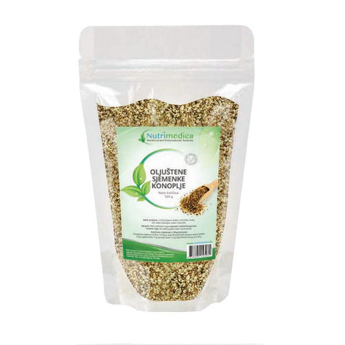 Oljuštene sjemenke konoplje Nutrimedica 250g
