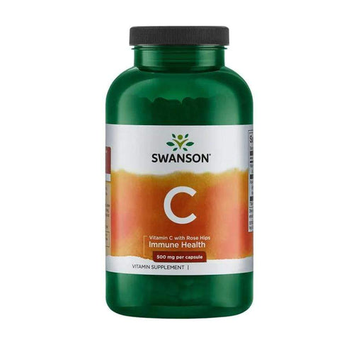 Vitamin C 500 with Rose Hips Swanson 100 kapsula