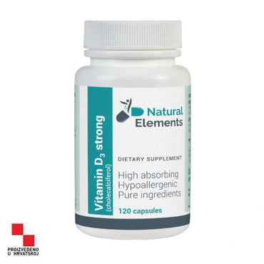 Vitamin D3 strong Natural Elements 120 kapsula - Alternativa Webshop