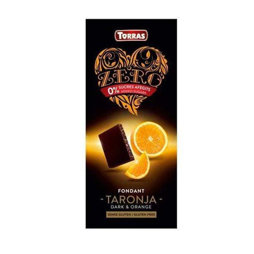 Zero Line Tamna čokolada s narančom Torras 125g