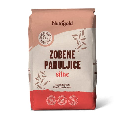 Zobene pahuljice sitne 750g Nutrigold