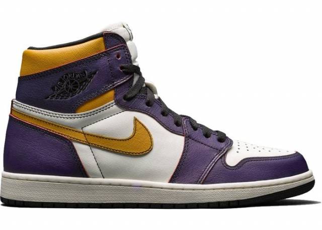 air jordan 1 yellow and purple