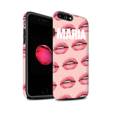PERSONALISED NAME NUDE LIPS CASE - thefonecasecompany