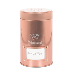copper caddy for ground coffee from Whittards