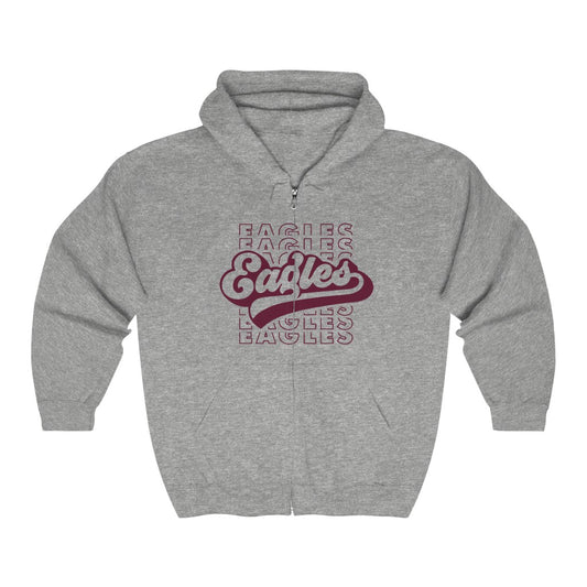 EAGLES THROWBACK CHECKERBOARD - Unisex Premium Hoodie