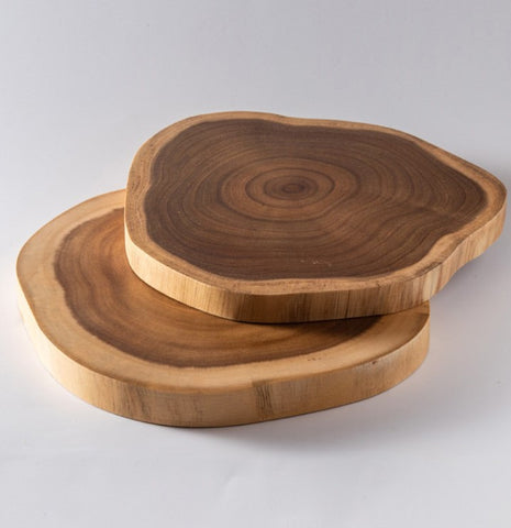 large wooden placemats