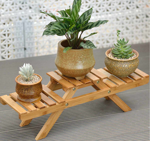 wood pallet planter display