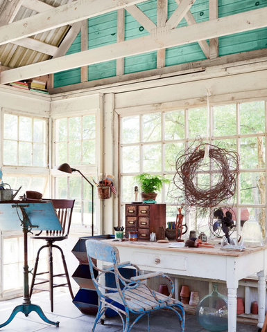 writer's corner-she shed