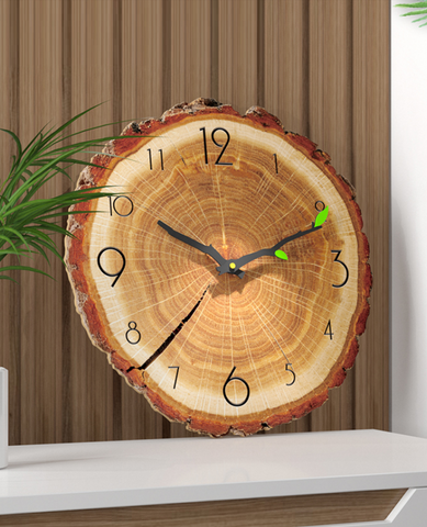 split log wall clock