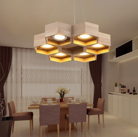 honeycomb chandelier