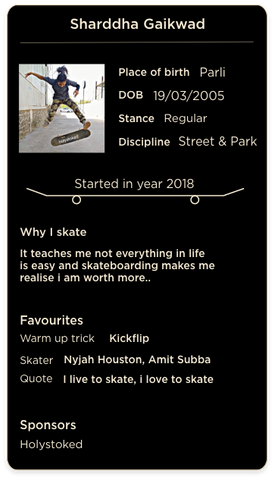 Shraddha Skater Profile