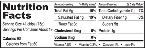 Bittersweet Chocolate Chips - Nutrition Facts image