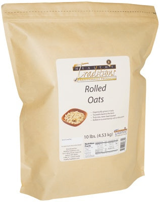 Raw Rolled Oats - 10 lbs. photo