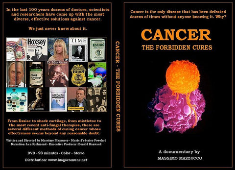 Cancer The Forbidden Cures DVD image