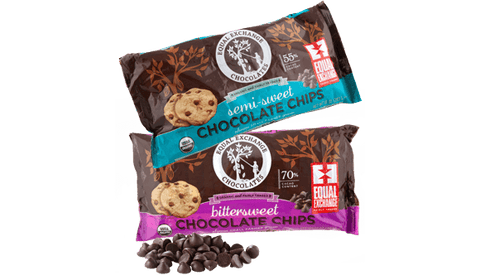 Organic Soy Lecithin-Free Semi-Sweet and Bitter Sweet Chocolate chips image