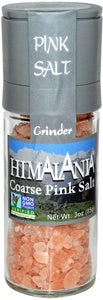 Himalayan Pink salt grinder with himalayan rock salt included