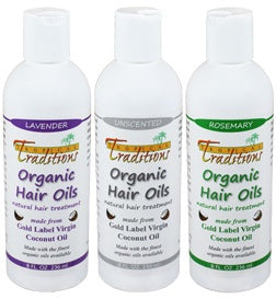 Organic Hair Oils with Coconut Oil, Jojoba, Shea Butter, Carrot Seend oil and organic essential oils image