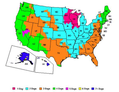 ground transit time map