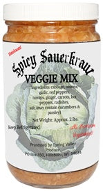 Organic Spicy Sauerkraut Plus Veggie Mix photo