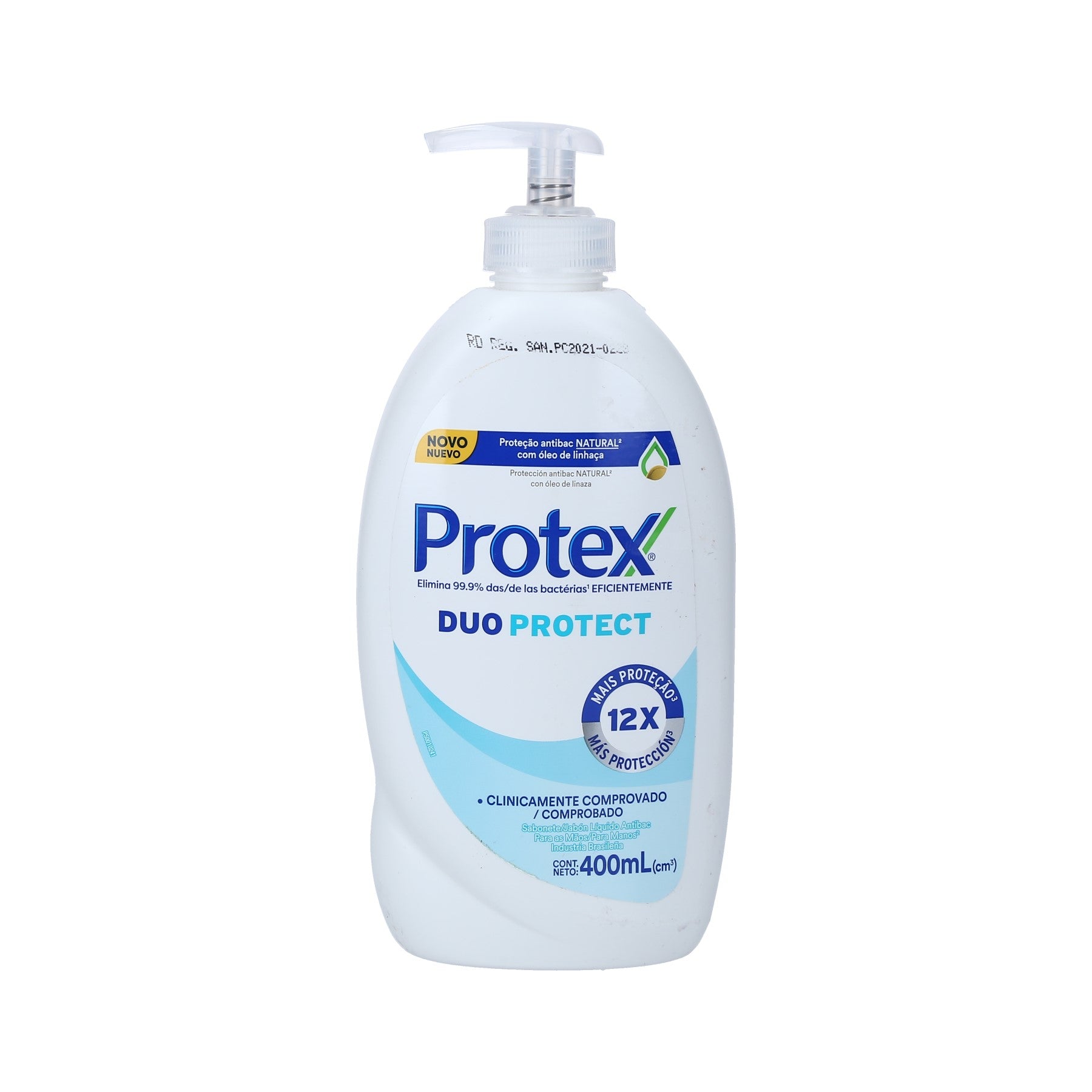 Jabón Líquido De Manos Protex Duo Protect 400ml