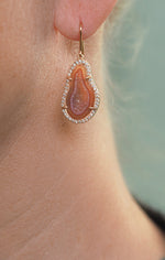 ALISON earrings, warm orange