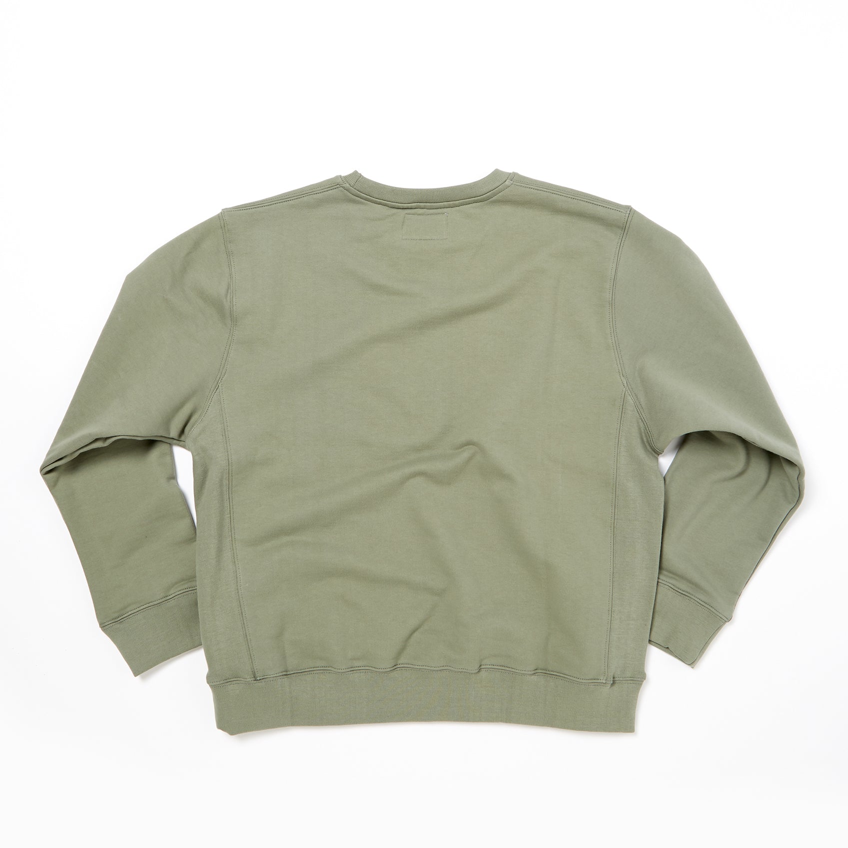 Jenner 2 Distant Green Knitted Side Panel Loopback Sweatshirt