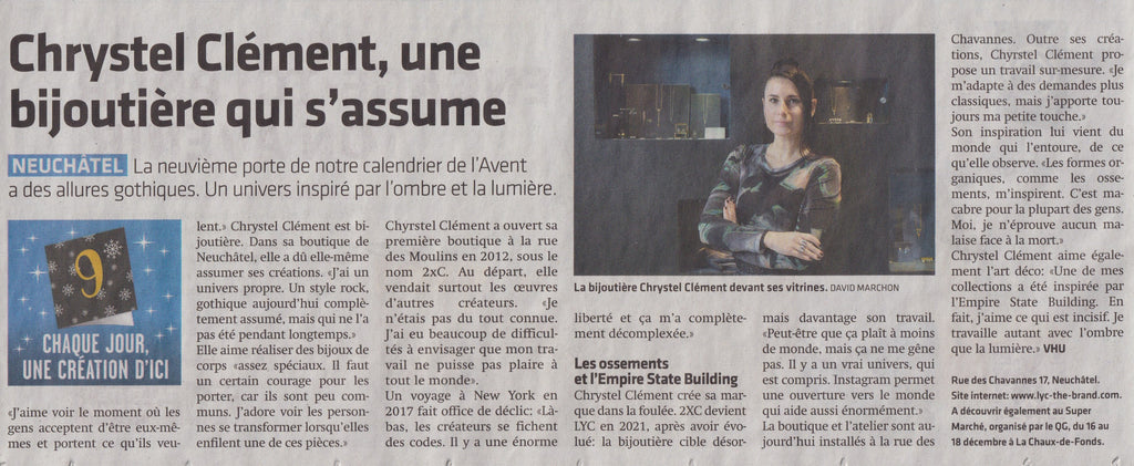 lyc the brand chrystel clément article presse journal arcinfo