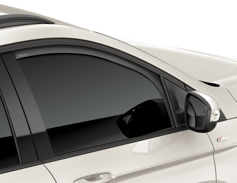 CAALO Car Windabweiser für Ford Edge 2015-2021,Regenschutz Windschutz  Sonnenblende Seitenscheiben Vorne Hinten Auto zubehöR