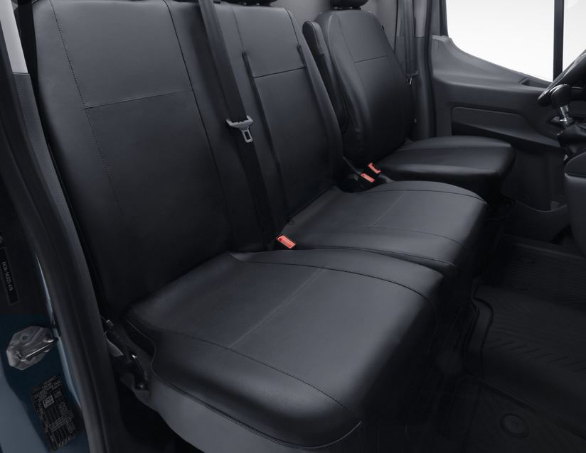 Schonbezüge Sitzbezüge für Ford Transit Custom 2018-2023 Beige Vorne 1 Sitz