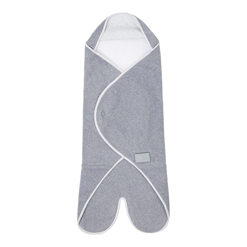 An image of Travel Blankets - Cosy Wrap Travel Blanket 0-9M - Grey | Purflo