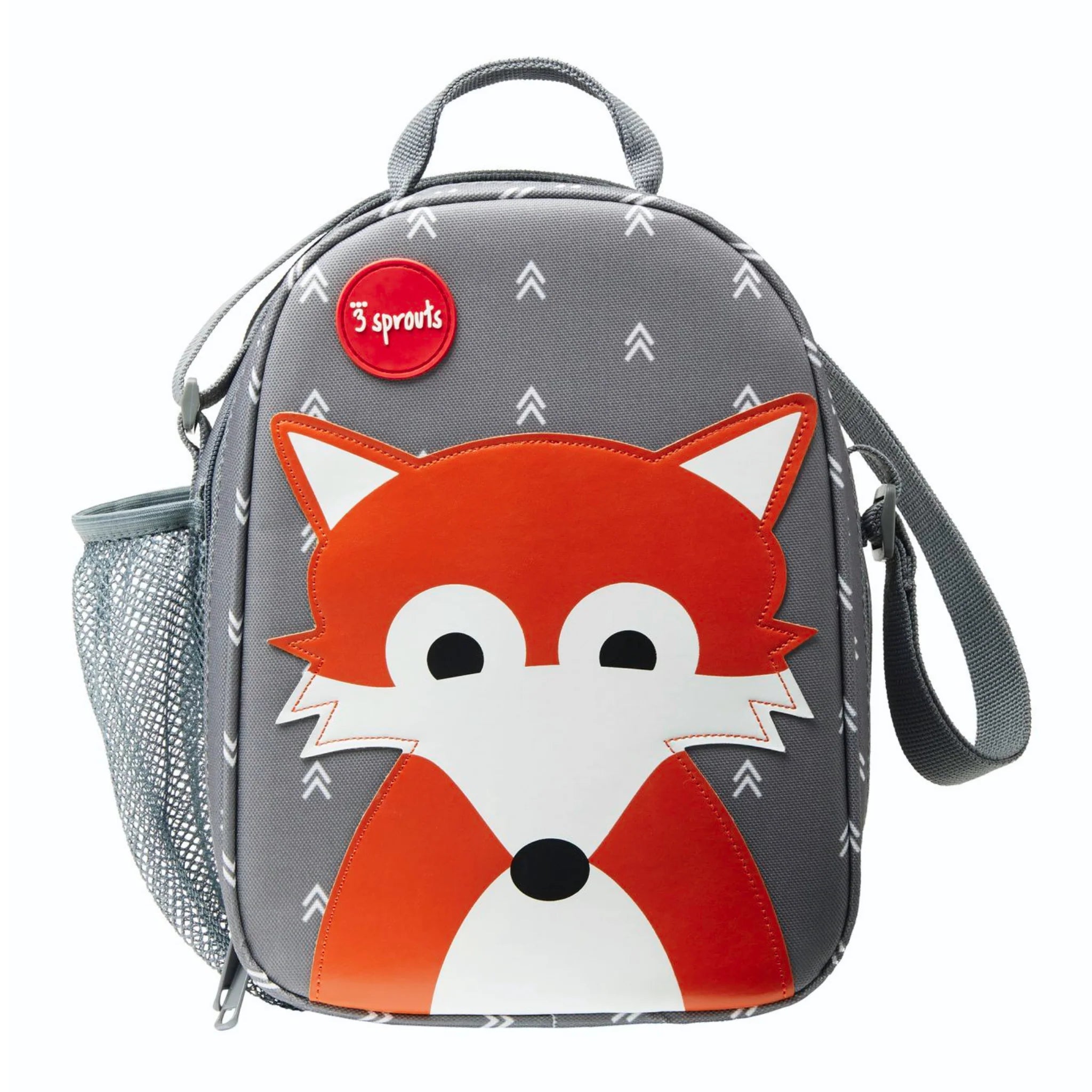 An image of 3 Sprouts Kids Lunch Bag (Fox) – Clever Choice for Lunchtime