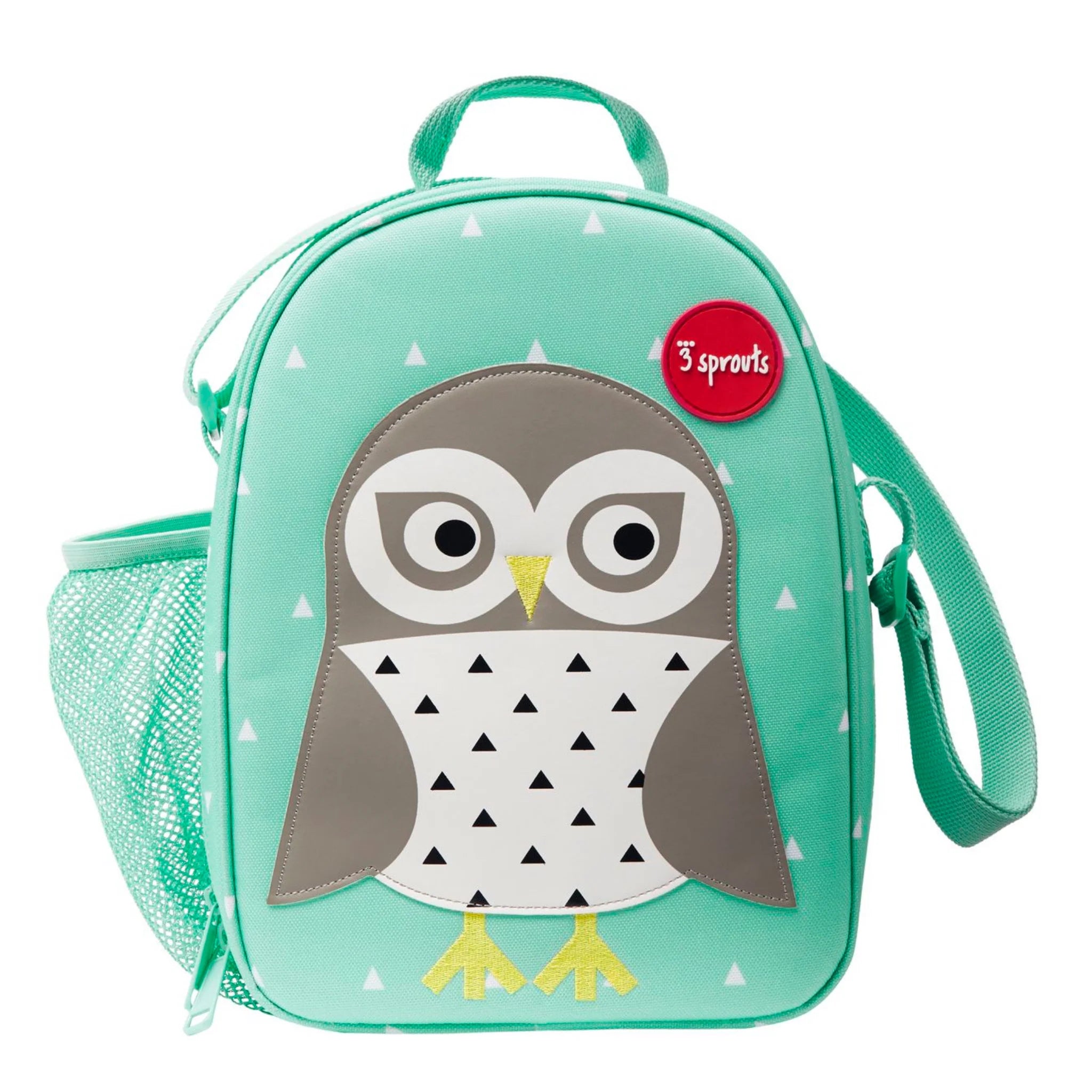 An image of Buy 3 Sprouts Kids Lunch Bag (Owl) - SmallSmart UK