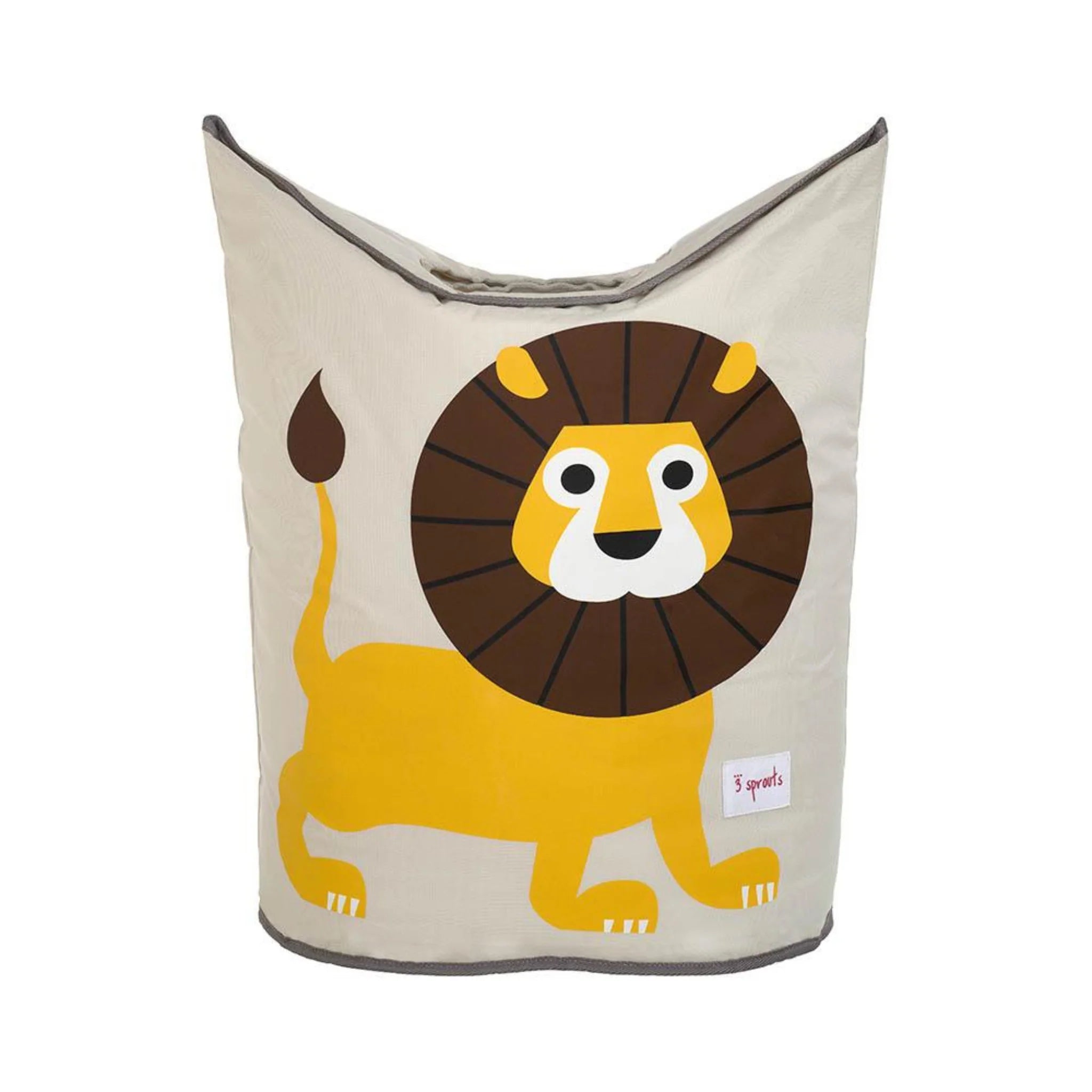 An image of Buy 3 Sprouts Kids Laundry Hamper (Lion) - SmallSmart UK