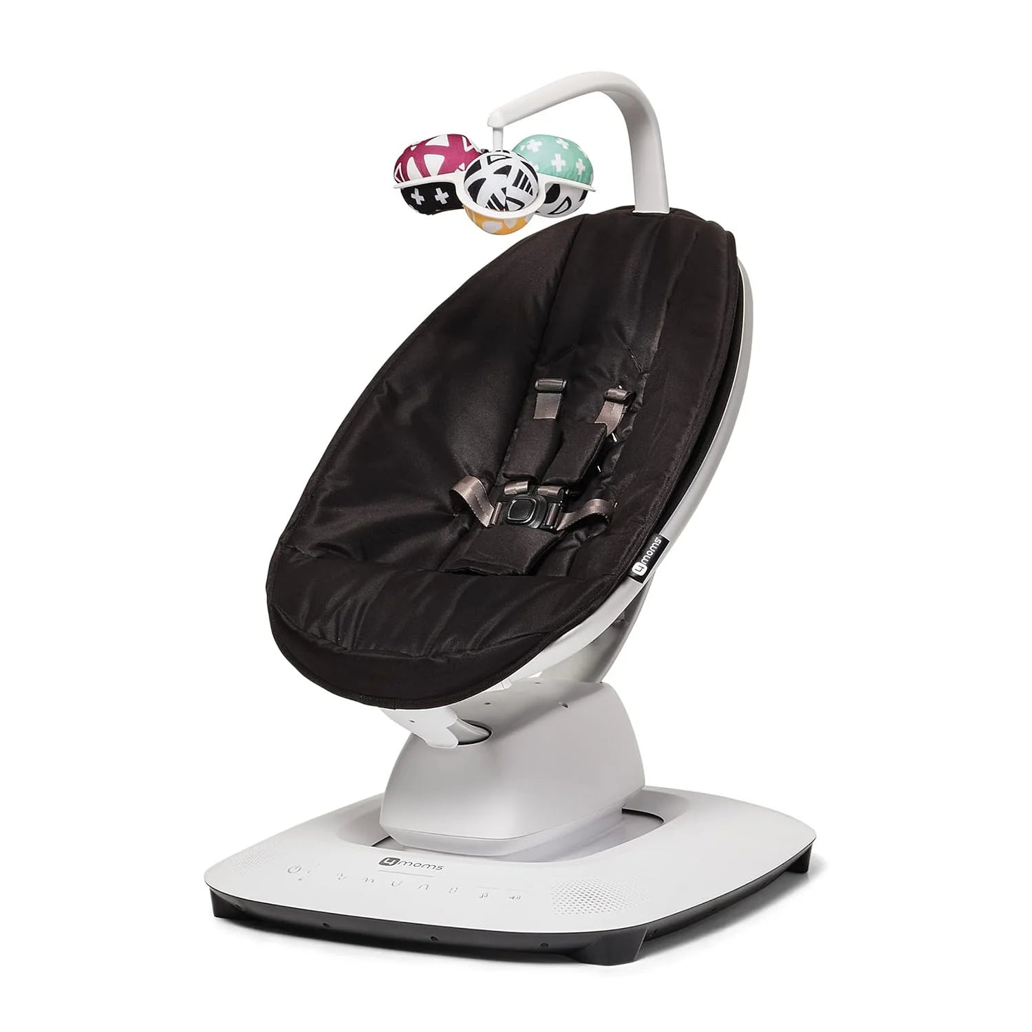 An image of 4moms mamaRoo 5.0 – Customizable Multi-Motion Baby Swing Black