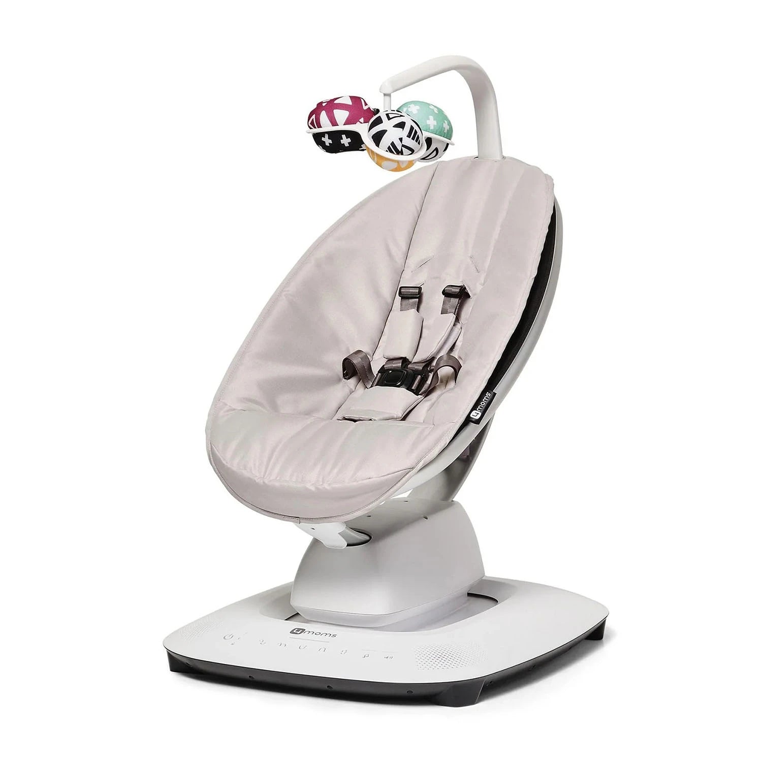 An image of 4moms mamaRoo 5.0 – Customizable Multi-Motion Baby Swing Classic Grey