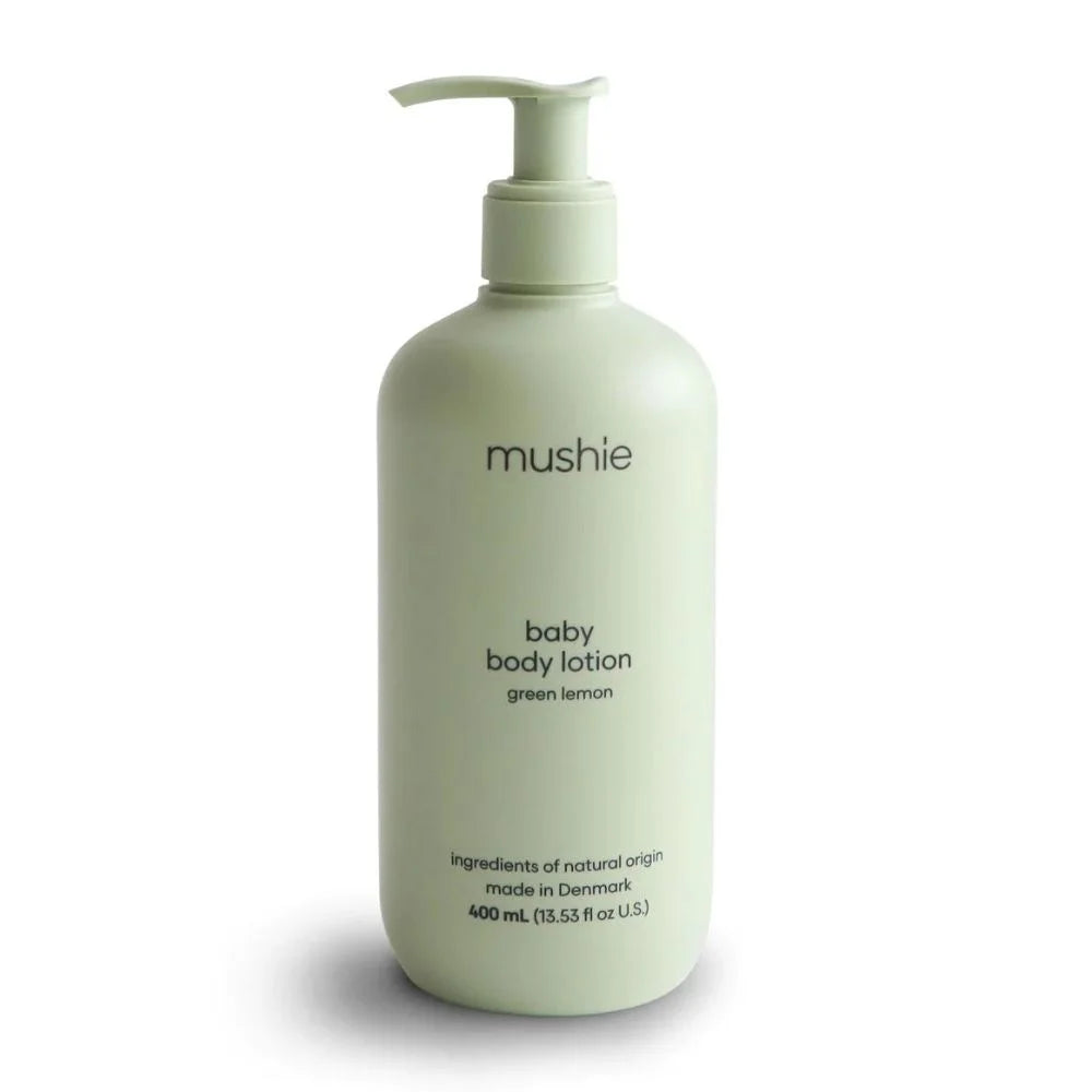 An image of Baby Lotion - Baby Skincare - Green Lemon - 400ml | Mushie