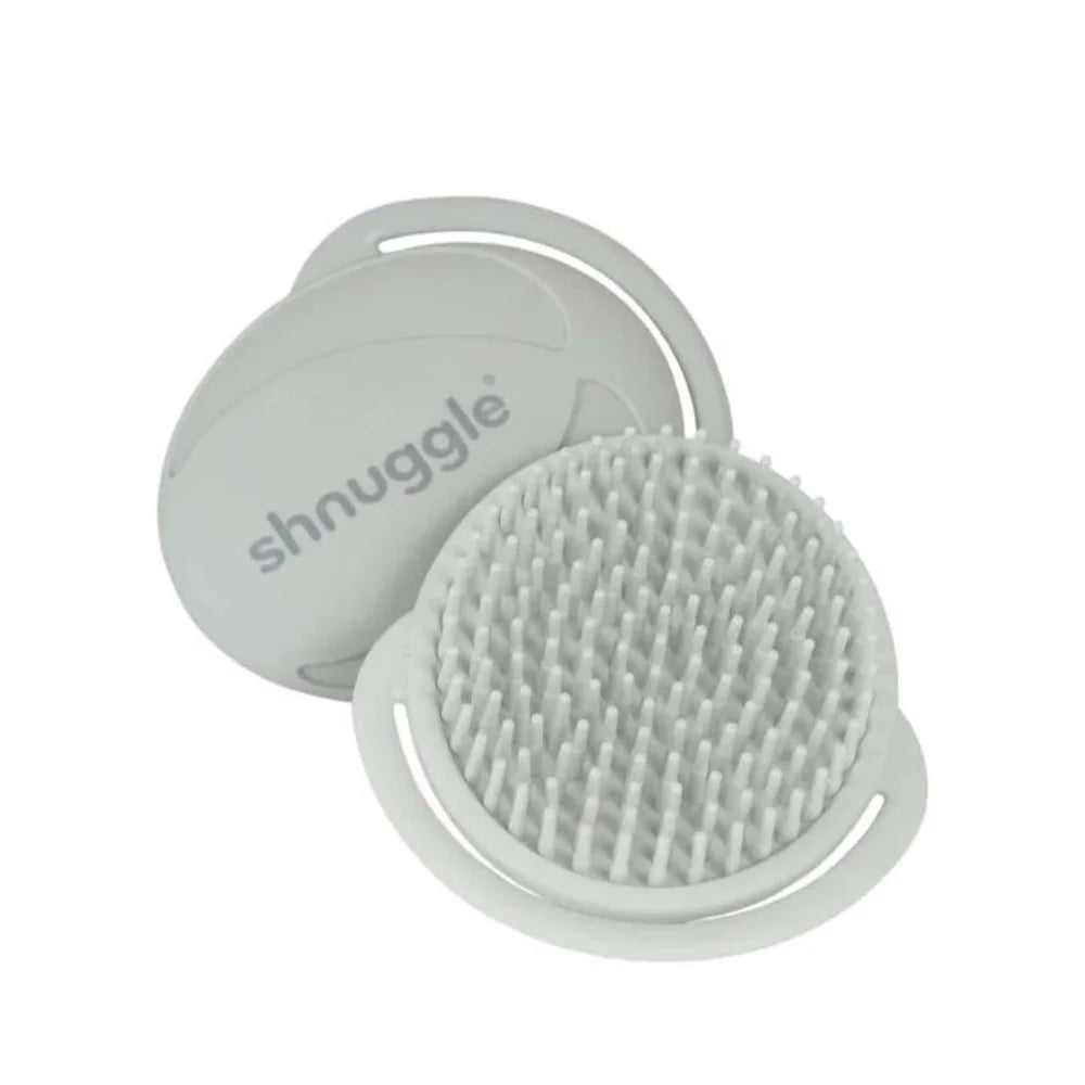 An image of Baby Brush - Bathtime Accessories - Grey | Shnuggle