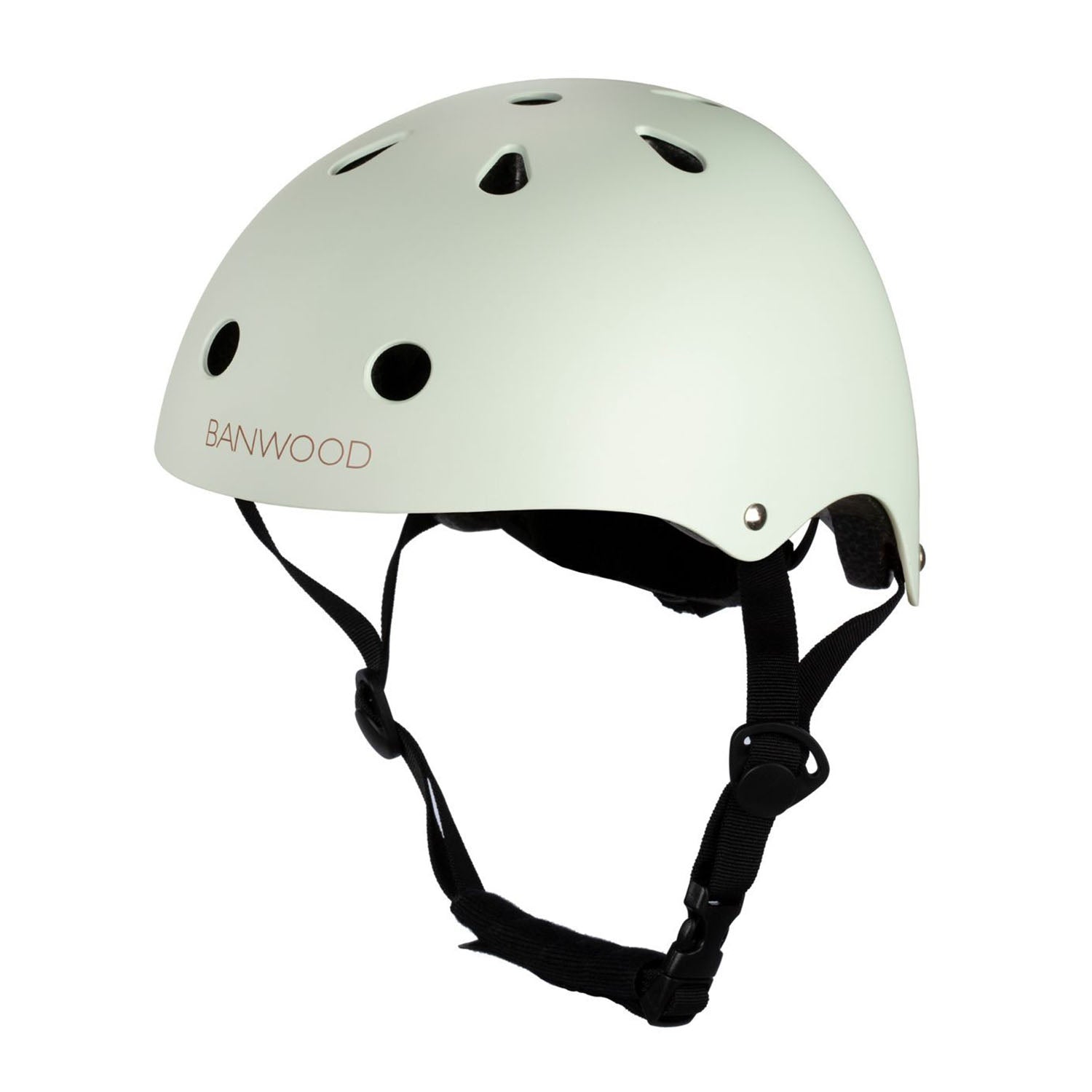 An image of Banwood Banwood Classic Kids Helmet (Matte Pale Mint) – Safe & Stylish