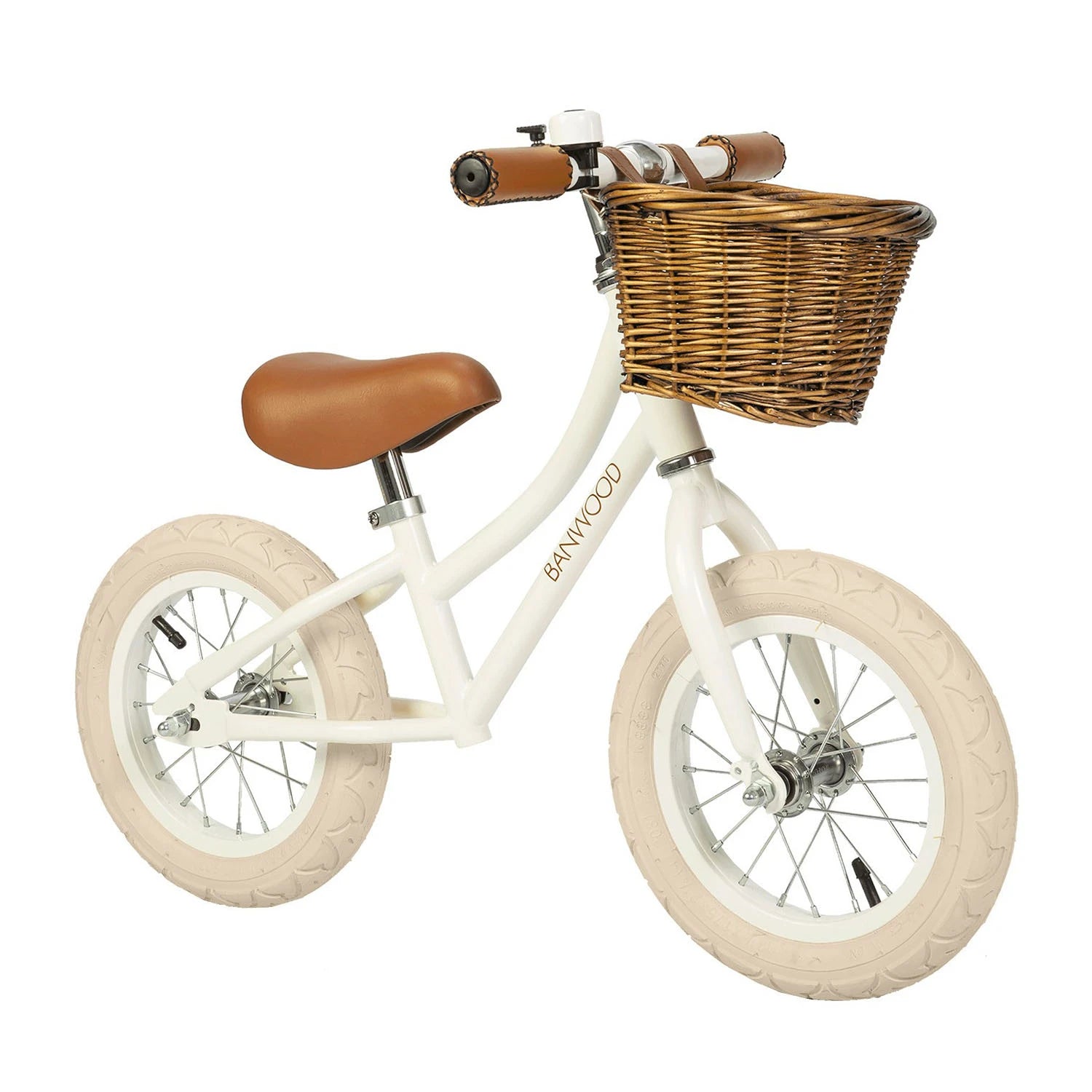 An image of Banwood Buy Banwood First Go Balance Bike (White) - SmallSmart UK