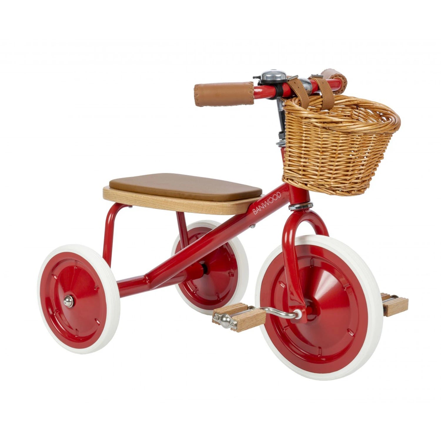 An image of Banwood Buy Banwood Trike Vintage Bike (Red) - SmallSmart UK