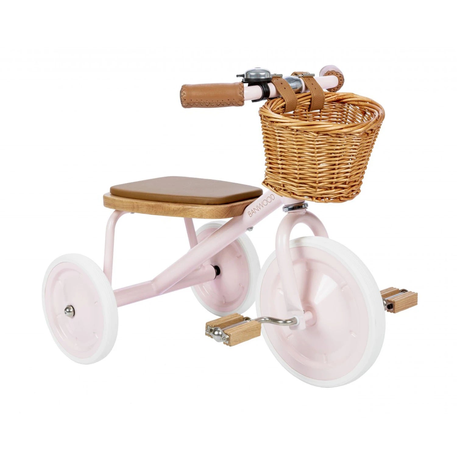 An image of Banwood Buy Banwood Vintage Trike Bike (Pink) - SmallSmart UK