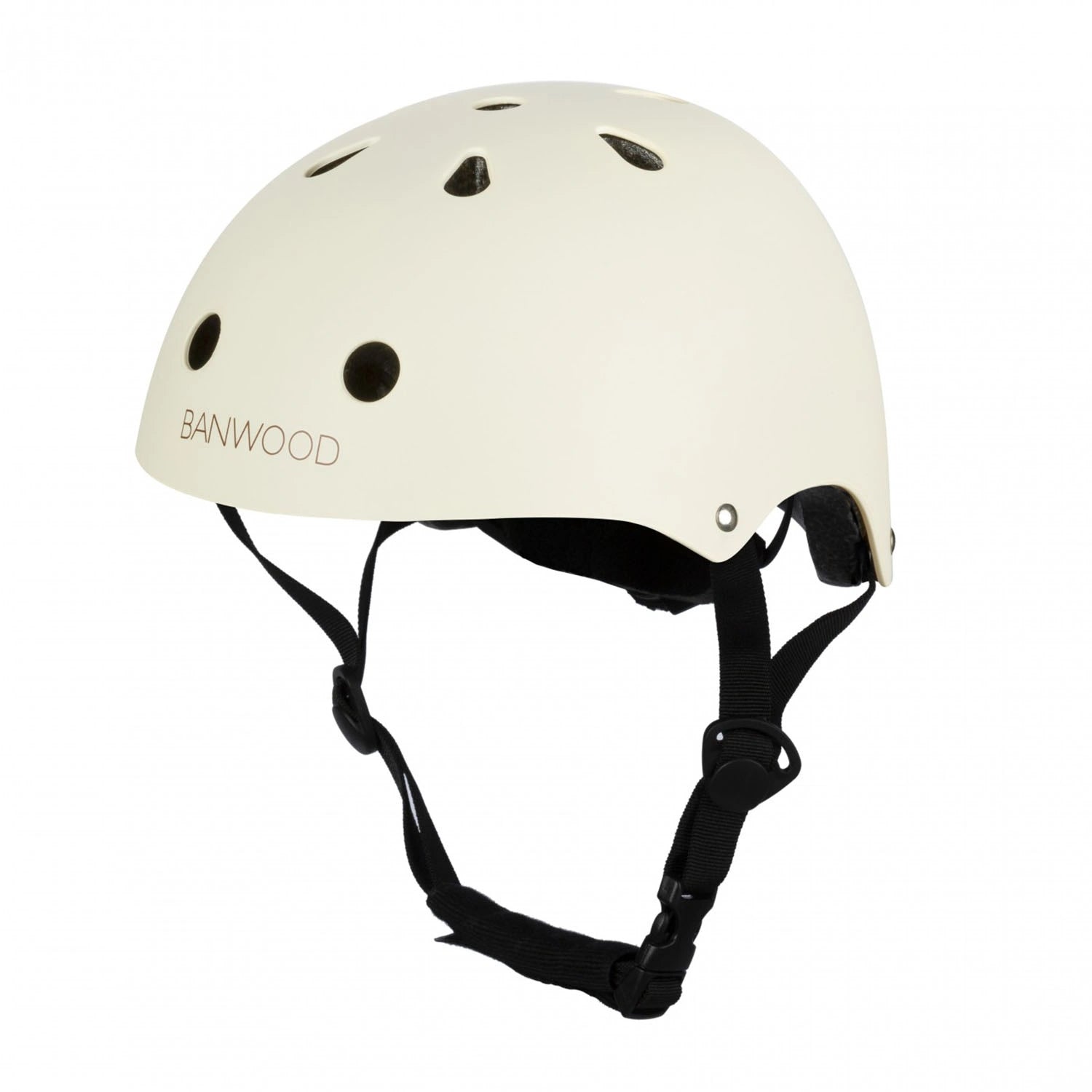 An image of Banwood Buy Banwood Classic Kids Bike Helmet – Safe & Stylish Cream
